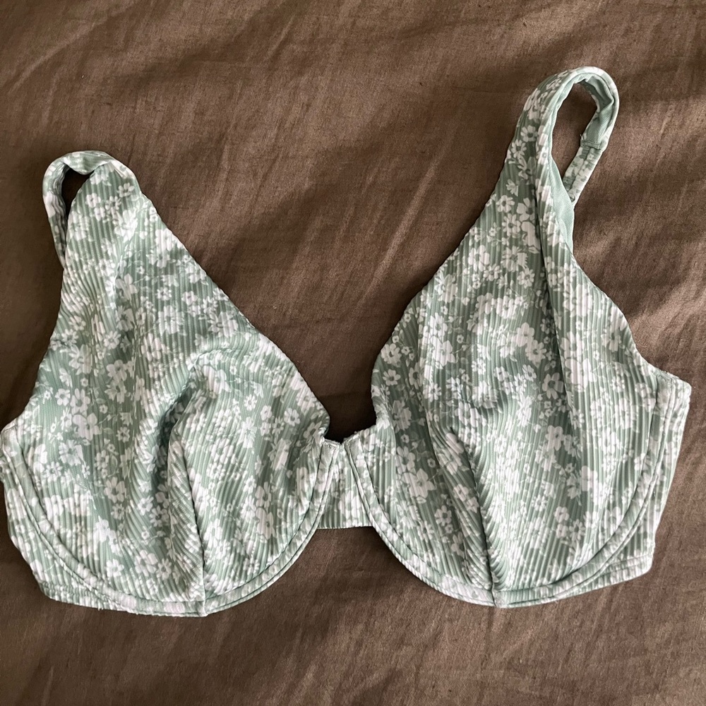 Hollister Floral Bikini Top